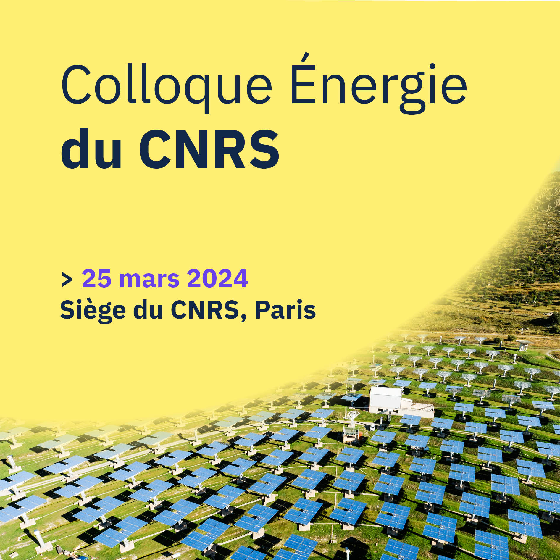 Colloque Énergie du CNRS _ 25 mars 2024